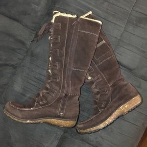 Timberland Tall Snow Boots, Brown (size 6)